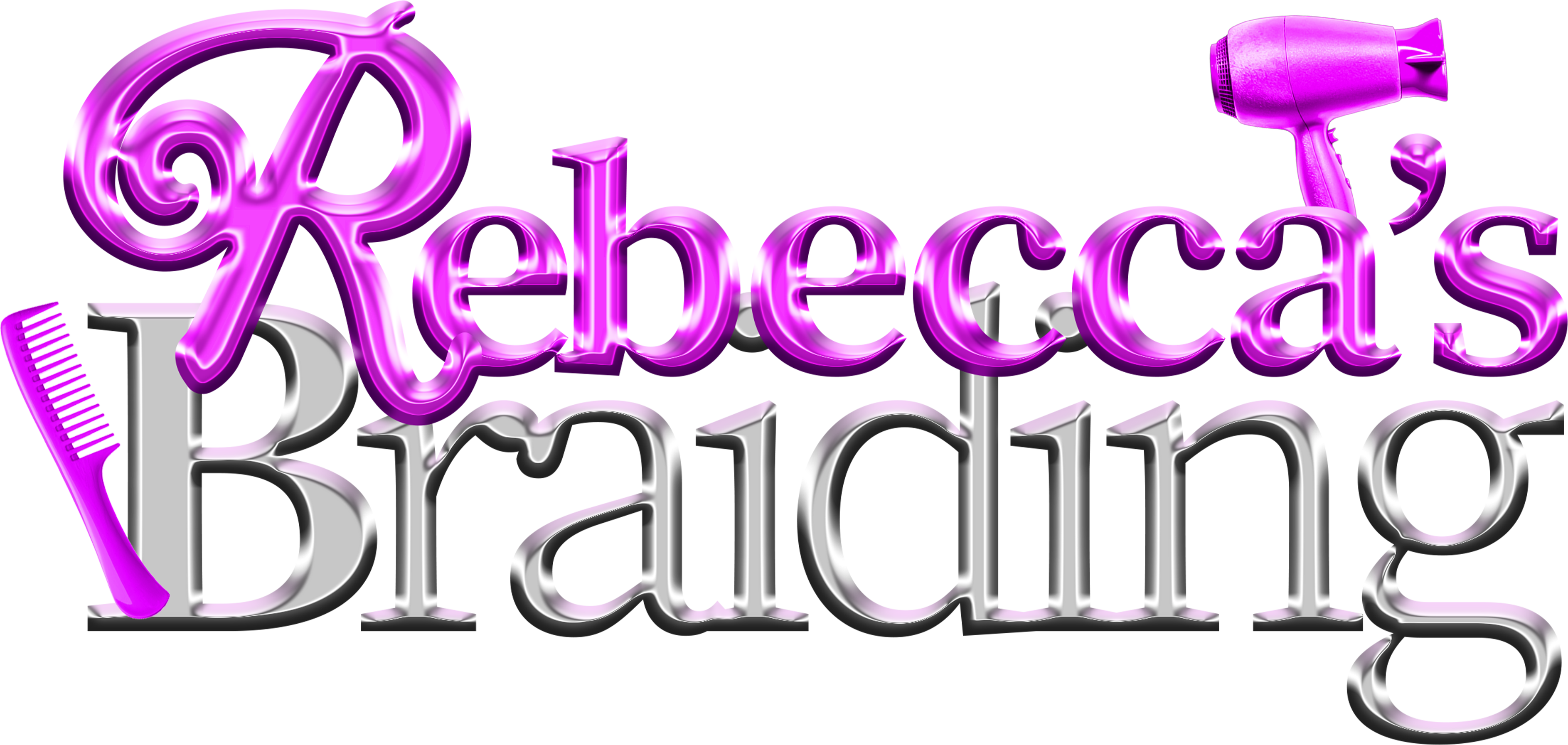 Rebecca's Braiding Logo